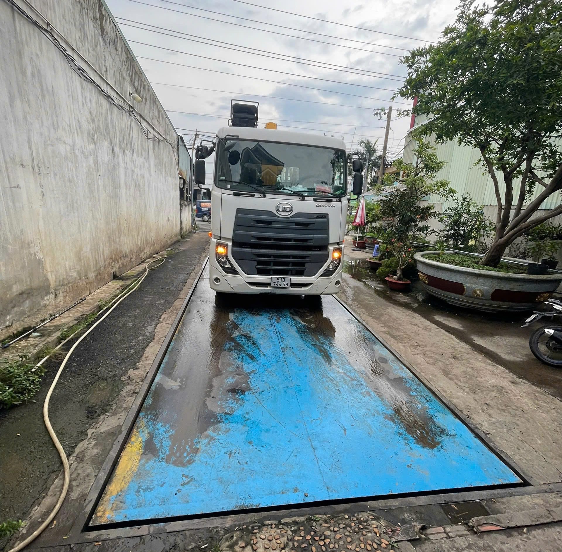 trạm cân xe tải kiểu chìm