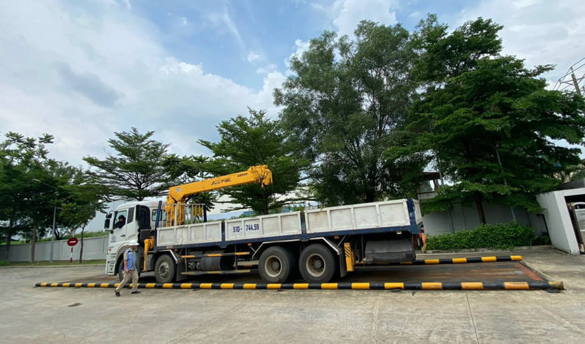 trạm cân xe tải tại Bến Tre