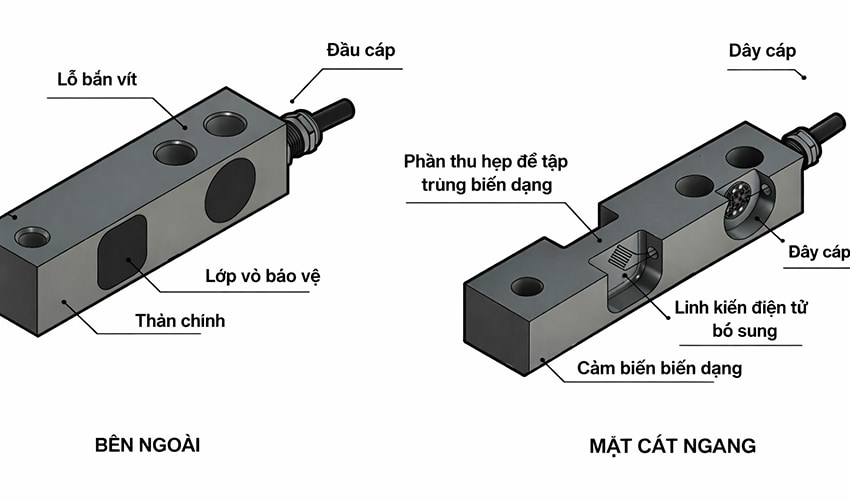 cấu tạo của loadcell