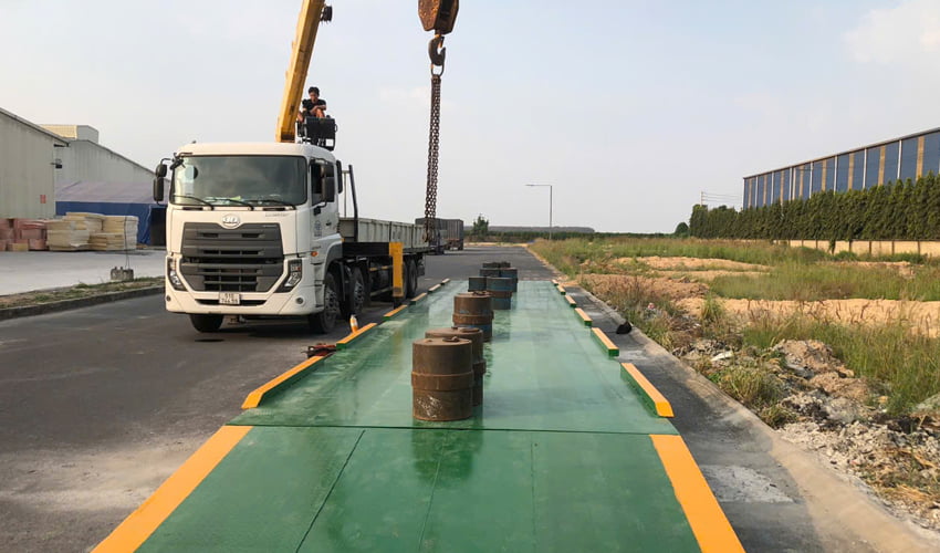 chi phí lắp đặt trạm cân xe tải