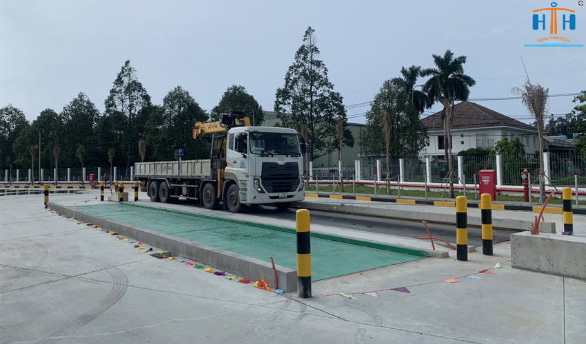 kiểm định trạm cân ô tô 80 tấn tại Nhà Bè, TPHCM