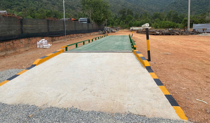 kiểm định trạm cân ô tô 100 tấn