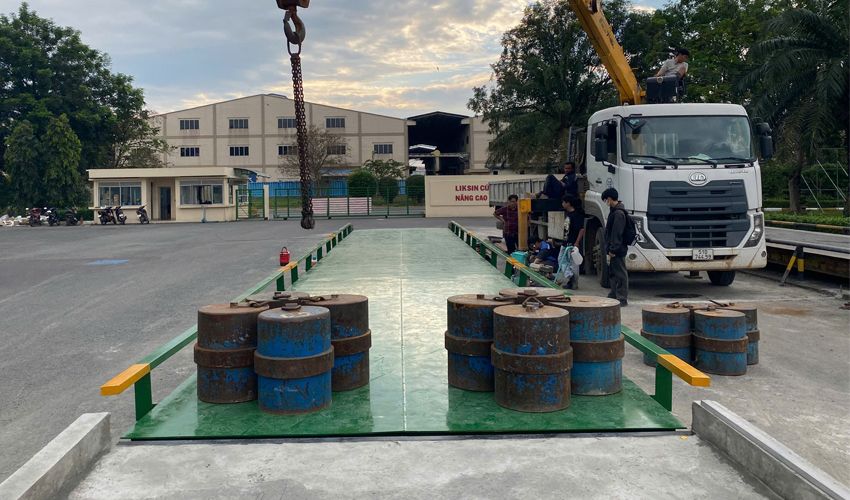 kiểm định cân ô tô 60 tấn