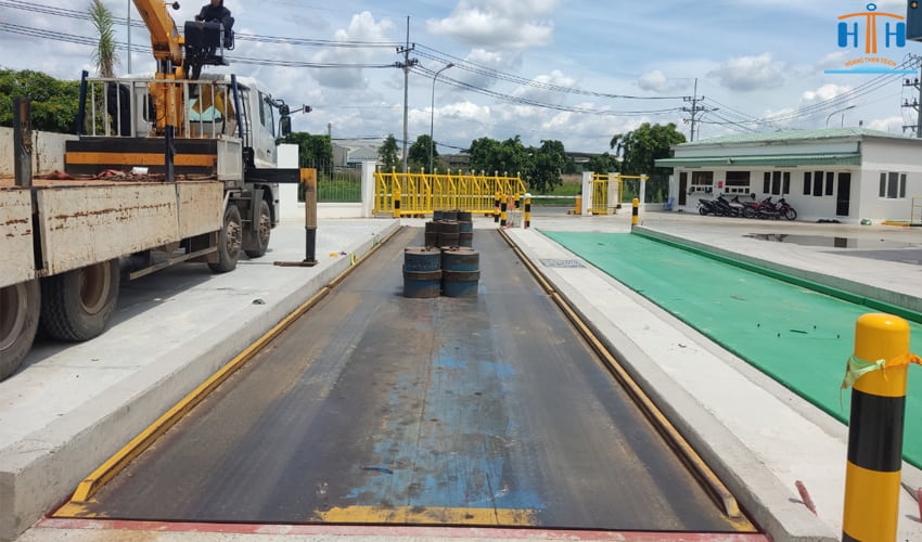 kiểm định trạm cân ô tô 80 tấn tại Nhà Bè, TPHCM