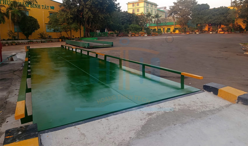 lắp đặt trạm cân ô tô xe tải 80 tấn tại Đồng Nai