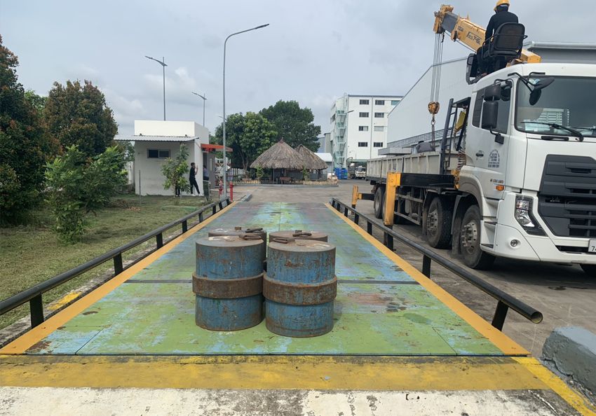 kiểm định trạm cân ô tô 80 tấn tại Thủ Đức, TPHCM