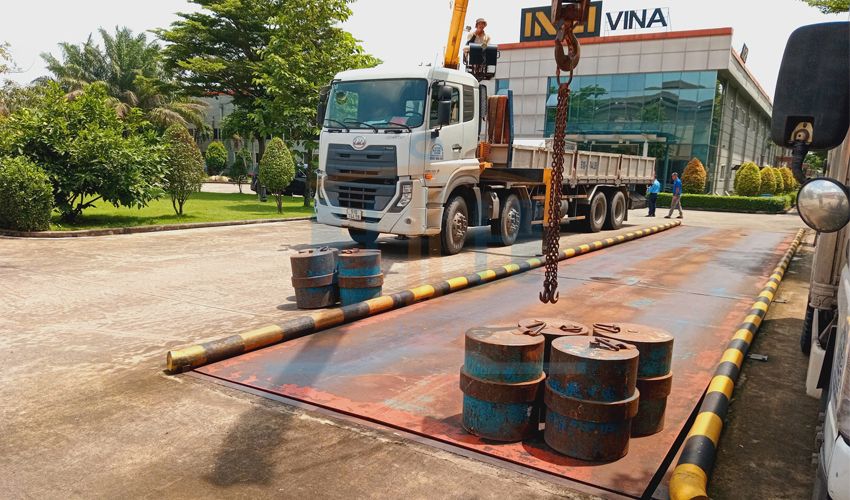 Kiểm định trạm cân ô tô 80 tấn tại Đồng Nai