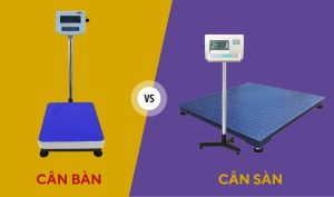 So sánh cân bàn điện tử và cân sàn điện tử