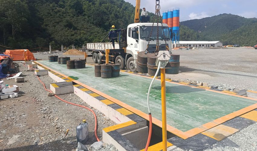 lắp đặt cân xe tải tại Khánh Hoà