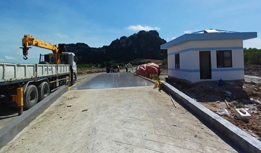 lắp đặt trạm cân 80 tấn tại Kiên Giang