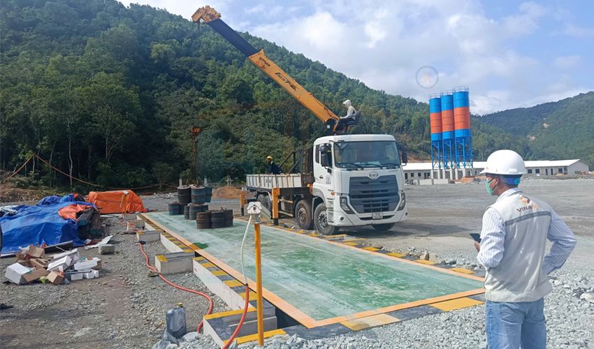 lắp đặt cân xe tải tại Khánh Hoà